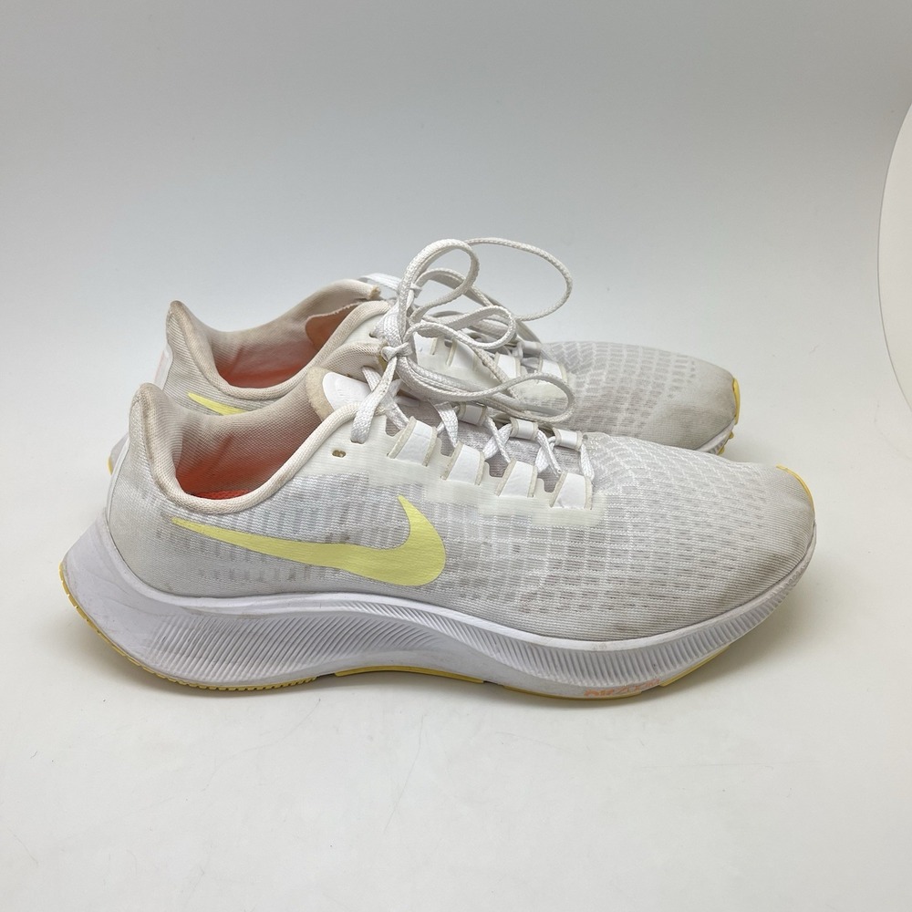 Nike Sneakers Womens‎ 10 Air Zoom Pegasus 37 BQ9647-105 White Running Gym Shoes